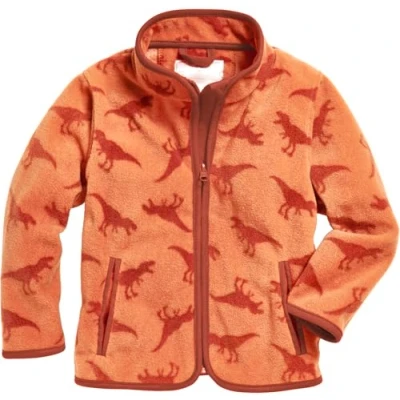 Image of Playshoes Unisex Children&#039;s Fleece Jacket Outdoor Top, Dinosaurs, 140