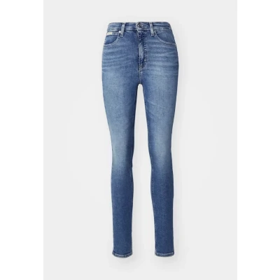 Image of Calvin Klein Women&#039;s High Rise Skinny, Denim Dark, 34W / 30L