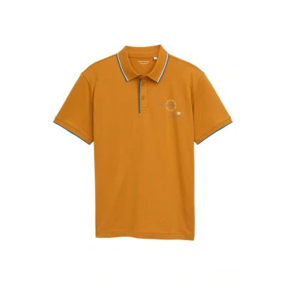 Image of TOM Tailor Kurzarm Polo shirt, Men&#039;s, Size: Large, Braun