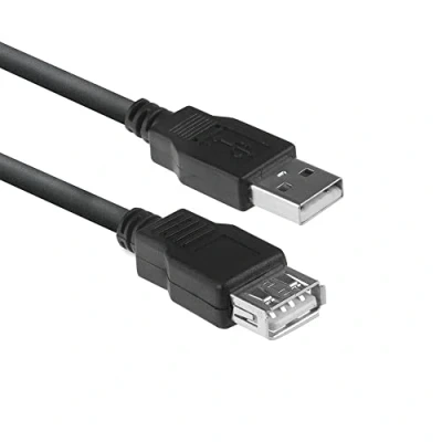 Image of Act cables AC3040 usb extension cable 1.8m (m) to (f) 2.0 black