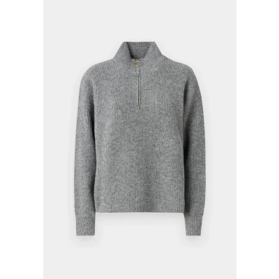 Image of ONLY Onltokyo Solid Pullover Jumper, Women&#039;s, Size: XS, Dark grey melange