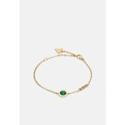 Image of Guess Color MY DAY Bracelet Yellow goldcoloured/green, Women&#039;s, Size: Small, gold coloured/green