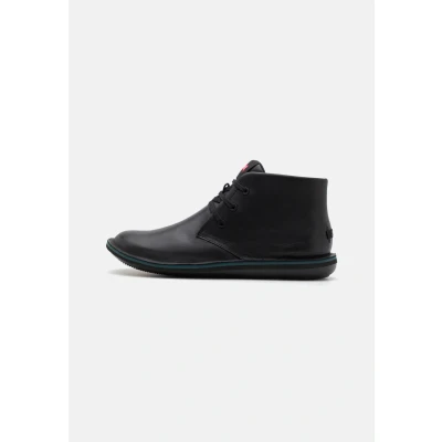 Image of Camper Beetle Laceup ankle boots, Men&#039;s, Size: 6, Black Leather