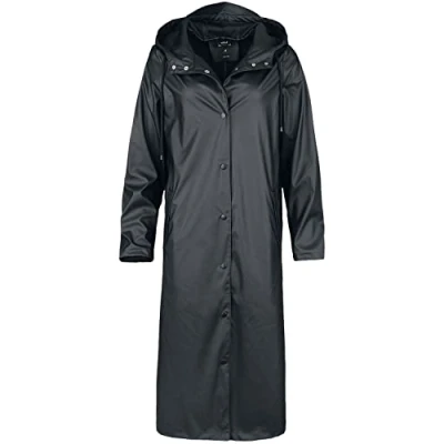 Image of Noisy May SKY L/S Aline Raincoat NOOS Waterproof jacket, Women&#039;s, Size: 8, Black
