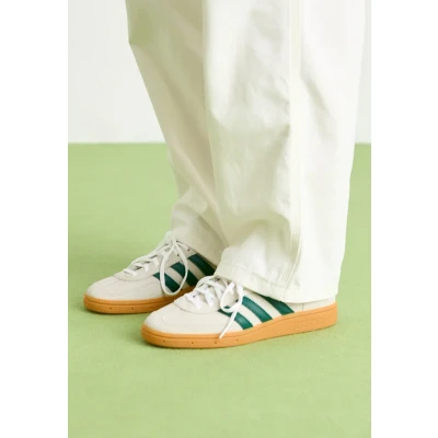 Image of adidas Originals Handball Spezial Trainers, Women&#039;s, Size: 10, Alumina/collegiate green Suede
