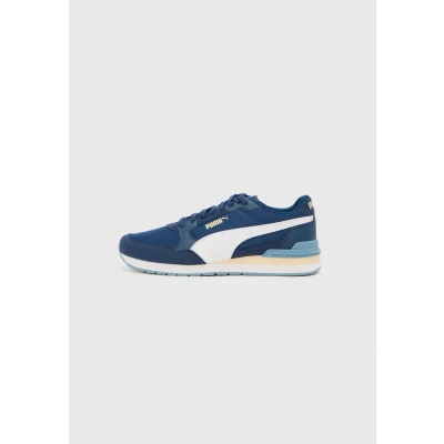 Image of Puma Unisex&#039;s St Runner V4 Nl Sneaker, Persian Blue White Canvas, 8 UK