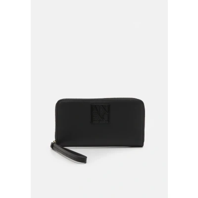 Image of Armani Exchange Wallet Wallet, Women&#039;s, Size: One Size, Black