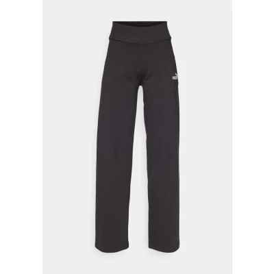 Image of Puma Small LOGO HIGH Waist Straight Leggings Tracksuit bottoms, Women&#039;s, Size: Small, Black
