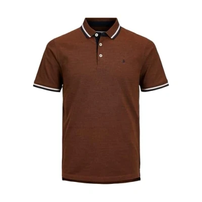Image of Jack &amp; Jones Jjepaulos Polo shirt, Men&#039;s, Size: XL, Mocha bisque
