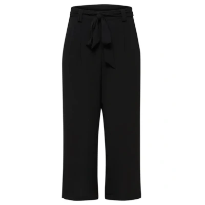 Image of ONLY Women&#039;s Onlwinner Palazzo Culotte Pant Noos WVN Trouser, Black (Black Black), 34W