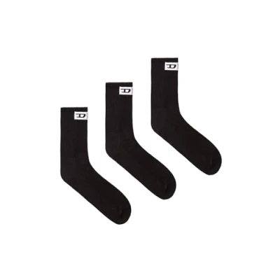 Image of Diesel Skmddivisionmidcutcushionedsocks 3 PACK Socks, Men&#039;s, Size: Medium, E4101