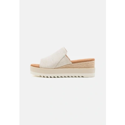 Image of TOMS Diana MULE Heeled mules, Women&#039;s, Size: 8, Natural Textile