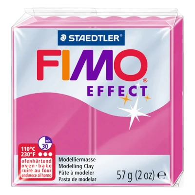 Image of STAEDTLER FIMO Effect 8020 286 Oven Hardening Modelling Clay, 57 g Ruby Quartz
