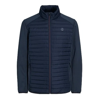 Image of Jack &amp; Jones PLUS SIZE Winter jacket, Men&#039;s, Size: 2XL, Navy blazer