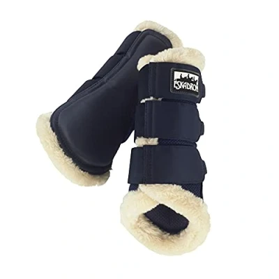 Image of Eskadron Mesh Tendon boots faux fur