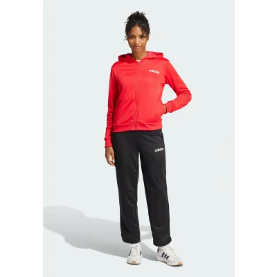 Image of adidas Sportswear Linear Tracksuit, Women&#039;s, Size: XXS, Pure ruby