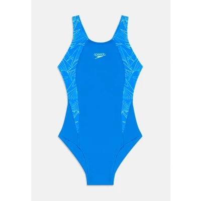 Image of Speedo Girls&#039; Hyperboom Splice Muscleback Swimsuit Swimming Training Chlorine Resistant Swimwear