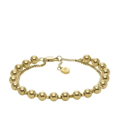 Image of Fossil Jewelry Bracelet goldcoloured, Women&#039;s, Size: One Size, Gold coloured