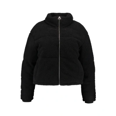 Image of Urban Classics Curvy Ladies BOXY Sherpa Puffer Jacket Winter jacket, Women&#039;s, Size: 4XL, Black