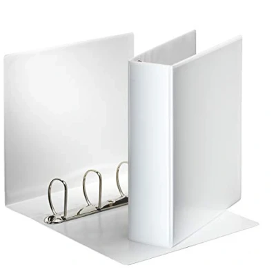 Image of Esselte 49706 Essentials Presentation Binder, PP, 6 cm Ring Diameter, A4, White