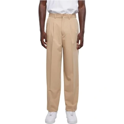 Image of Urban Classics WIDE FIT Chinos, Men&#039;s, Size: 42, Warmsand