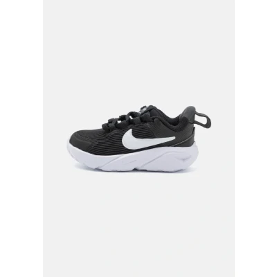 Image of Nike Performance STAR Runner 4 Unisex Neutral running shoes for kids, Size: 4.5K, Black/anthracite Textile/synthetics