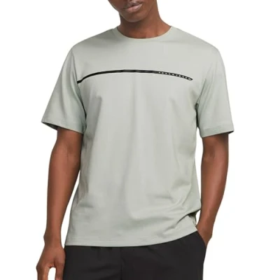 Image of JACK &amp; JONES Men&#039;s Jcofusion Full Branding Tee SS Crew Noos, aqua gray, XXL