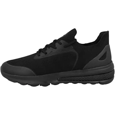 Image of Geox U Spherica Actif Trainers, Men&#039;s, Size: 10, Schwarz Textile/synthetics