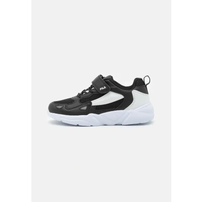 Image of Fila Ventosa Unisex Trainers for kids, Size: 13K, Black/white Imitation leather/ textile