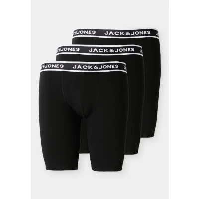 Image of JACK &amp; JONES Men&#039;s Jacsolid Boxer Briefs 3 Pack Pls Noos (Pack of 3), black, 6x_l