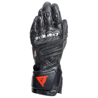 Image of Dainese Carbon 4 Long Gloves Sports Motorcycle Leather Ankle Guards Man Black/Black/Black, XXXL