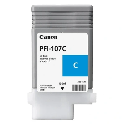 Image of ImagePROGRAF 685 Canon PFI 107C cyan ink cartridge (original Canon)