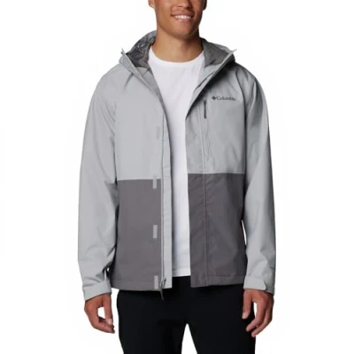 Image of Columbia HIKEBOUND Jacket Waterproof jacket, Men&#039;s, Size: Medium, Grey/city grey