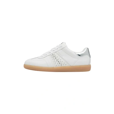 Image of Tamaris Women Damen 1 23824 44 Sneaker, White Silver, 5 UK