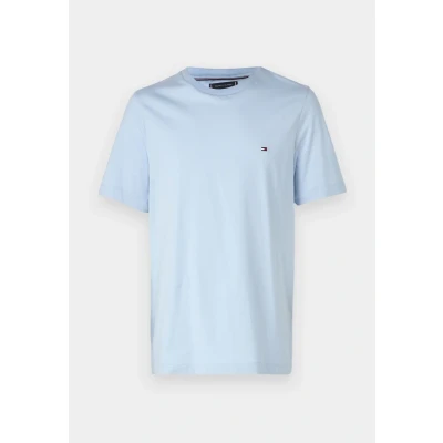 Image of Tommy Hilfiger Seasonal FIT Solid TEE Basic Tshirt, Men&#039;s, Size: XS, Breezy blue
