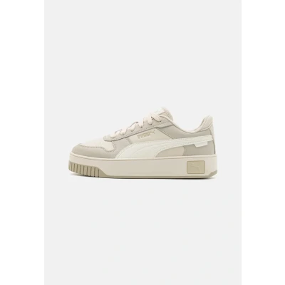 Image of Puma Carina Street Animal Fever Trainers, Women&#039;s, Size: 8, Alpine snow/warm white/desert dust High quality imitation leather