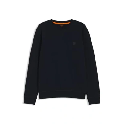 Image of BOSS Mens Crew Neck Sweatshirt, Navy, 4XL