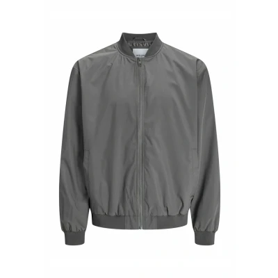 Image of Jack &amp; Jones Jjecharge Bomber Jacket, Men&#039;s, Size: Large, Castlerock