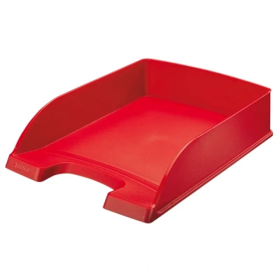 Image of Leitz Plus Letter Tray 70 mm Pack of 5 Height red
