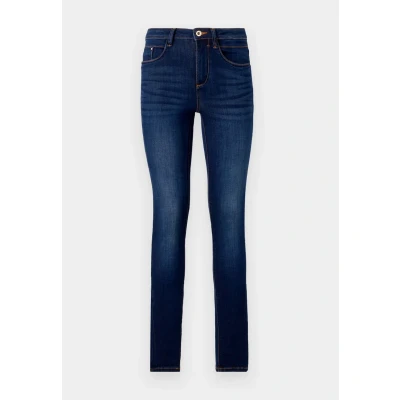 Image of TOM Tailor Alexa Jeans Skinny Fit, Women&#039;s, Size: 27x32, Dark stone wash denim blue