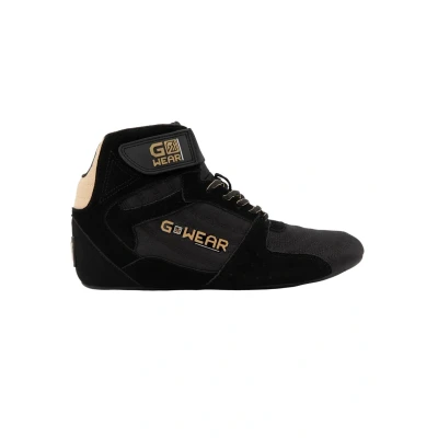 Image of Gorilla Wear HIGH TOPS PRO Hightop trainers, Men&#039;s, Size: 3, Black Polyester