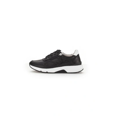 Image of Gabor Women&#039;s Low Top Trainers, Shoes, Black White 67, 37.5 EU