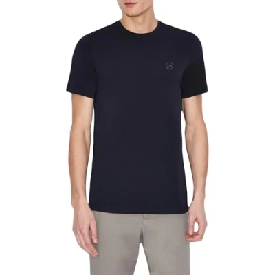 Image of Armani Exchange Basic Tshirt, Men&#039;s, Size: XS, Navy