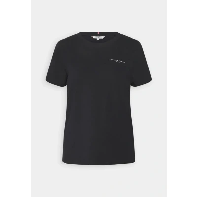 Image of Tommy Hilfiger 1985 MINI LOGO Basic Tshirt, Women&#039;s, Size: XXS, Desert sky