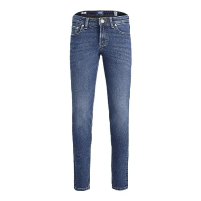 Image of Jack &amp; Jones Junior Jjiglenn JNR Slim fit jeans for kids, Size: 15y, Blue denim