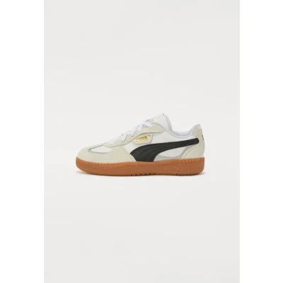 Image of Puma Palermo MODA Unisex Trainers for kids, Size: 10K, White/black Leather/synthetics