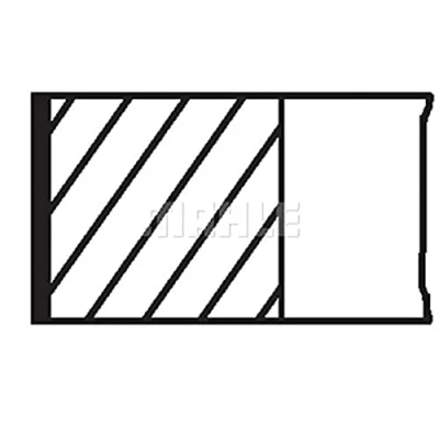 Image of Piston Ring Kit MAHLE ORIGINAL 008 65 N0