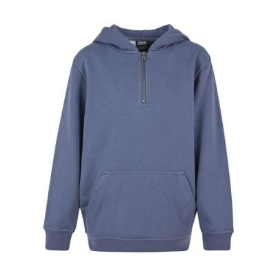 Image of Urban Classics BOXY ZIP Hoody Hoodie for kids, Size: 7 8y, Vintageblue