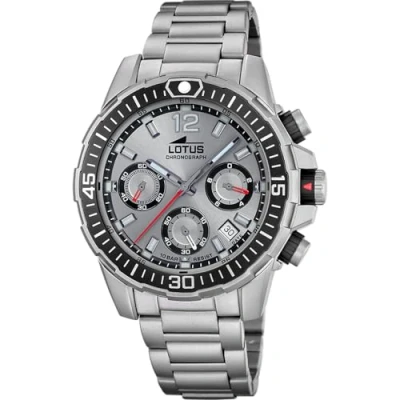 Image of Lotus Chronograph watch, Men&#039;s, Size: One Size, Grey