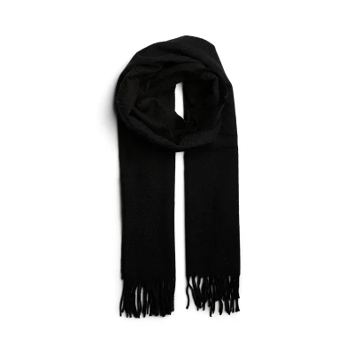 Image of Pieces Pccella LONG Scarf Scarf, Women&#039;s, Size: One Size, Black